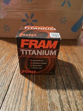 New Fram Titanium Oil Filter FS4967 Car Maintenance Oil Change